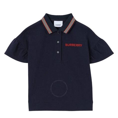 burberry poloshirt|Burberry Girls Martina Icon Stripe Polo Shirt